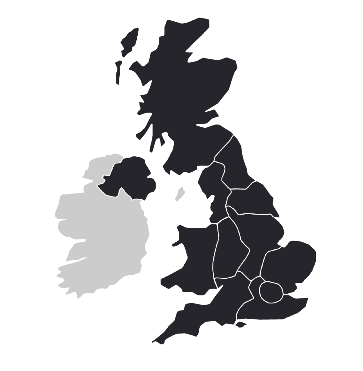 fake UK map